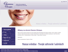 Tablet Screenshot of charmeclinique.pl